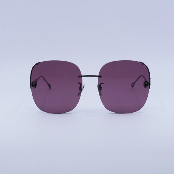 🕶️New Isabel Marant IM 0055/S KJ1 U1 Sunglasses - Ruthenium Frame, Plum Lenses - Picture 4 of 9